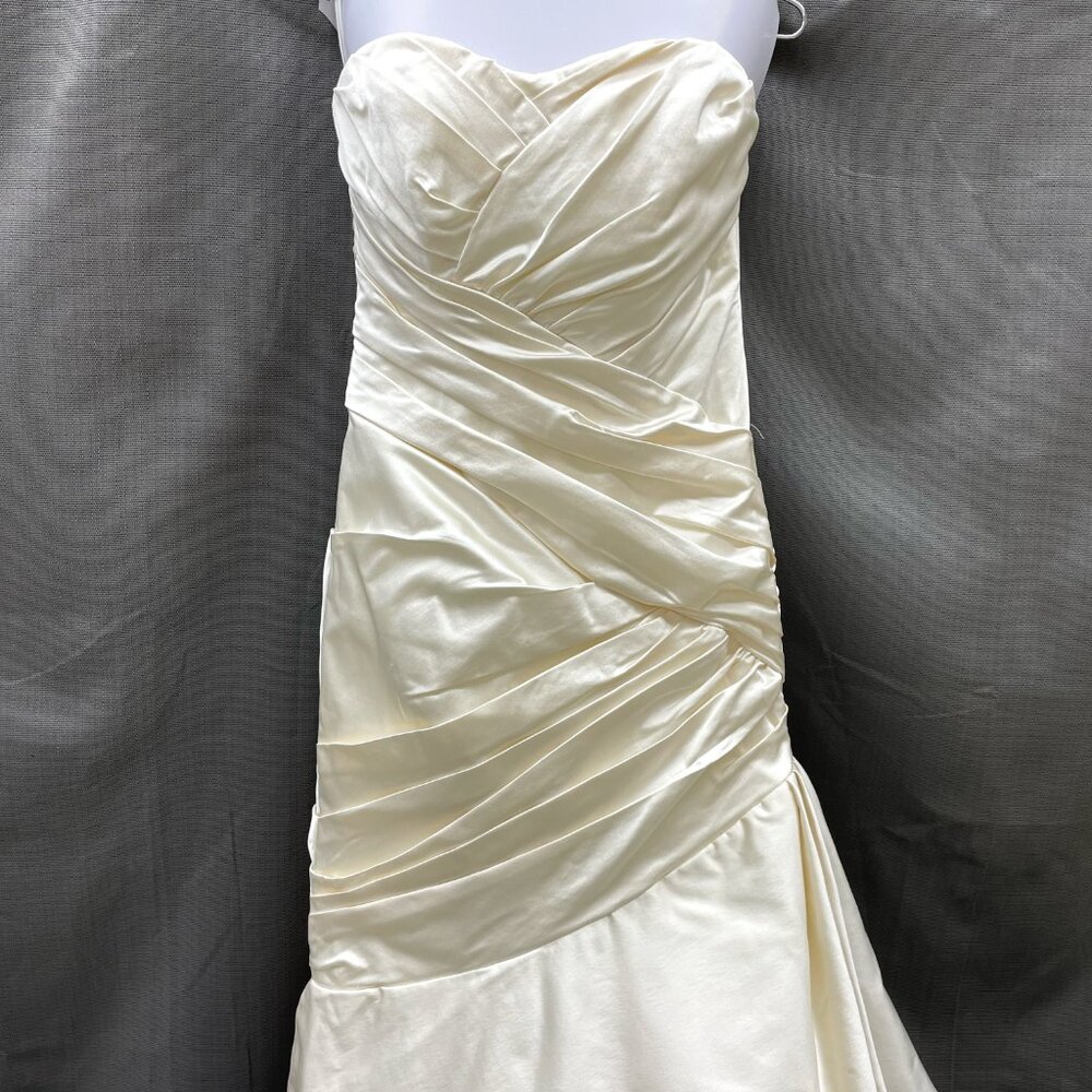 Marisa Satin Mermaid Wedding Gown - Picture 2 of 13